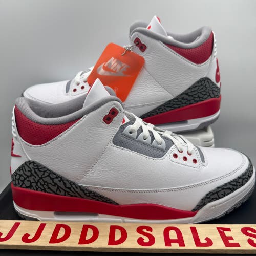 Nike Air Jordan 3 Retro Fire Red White 2022 DN3707-160 Men’s Sz 13 NIB 
New With Box