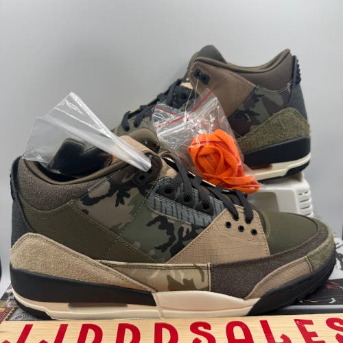 Nike Air Jordan 3 Retro Patchwork Camo DO1830-300 Men’s Sz 13 NIB RARE
New With Box
