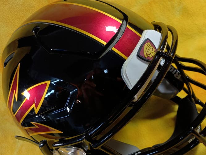Arizona State Sun Devils custom fullsize Riddell speed Flex YXL football helmet