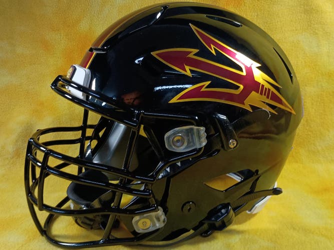 Arizona State Sun Devils custom fullsize Riddell speed Flex YXL football helmet