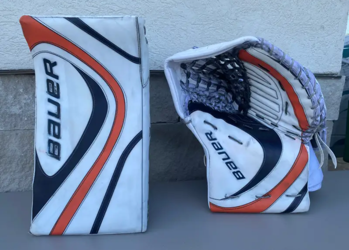 Bauer MACH Pro Stock Goalie Glove Set   Jack Lafontaine