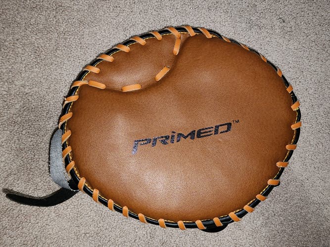 Primed Brown/Black Padded Pancake Style Infield Training Glove