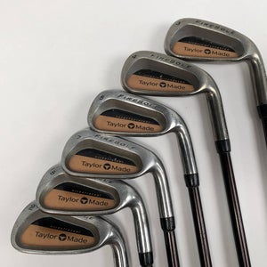 TaylorMade Firesole Iron Set 3-9 (No 6) Bubble R-80 Regular Graphite Mens RH