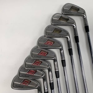 Titleist 755 Forged Iron Set 3-PW Tri-Spec Stiff Steel Mens RH Midsize Grips
