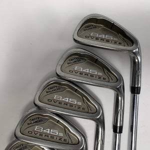 Tommy Armour 845 S Oversize Iron Set 4-PW Tour Step Regular Steel Mens RH