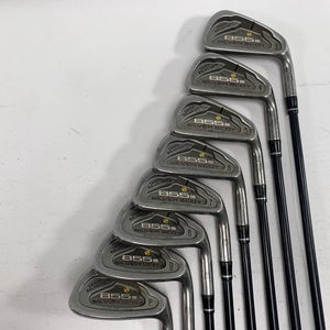 Tommy Armour 855 S Silver Scot Iron Set 3-PW G Force 2 Stiff Graphite Mens RH