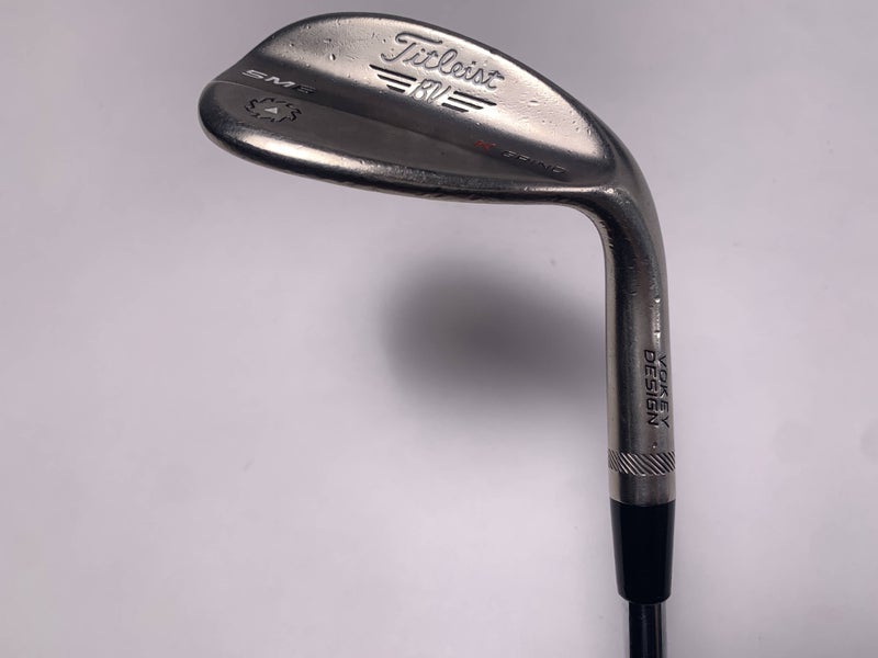 Titleist Vokey SM6 Steel Grey Lob Wedge LW 58* 12 Bounce Wedge Steel Mens RH