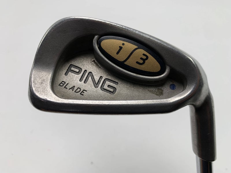 Ping i3 Blade Single 8 Iron Blue Dot 1* Up Regular Steel Mens RH Oversize Grip
