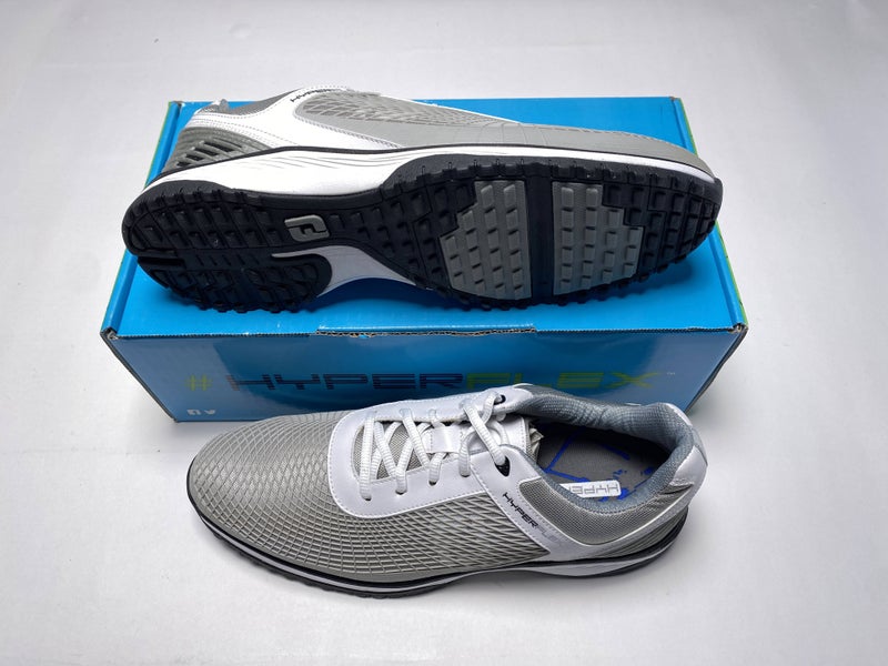 FootJoy Hyperflex Fitness Trainer Shoes White Gray Men's SZ 10.5 (62800)