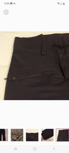 Black Women's Size 10 Obermeyer Ski Pants (like new))