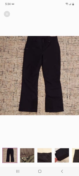 Black Women's Size 10 Obermeyer Ski Pants (like new))