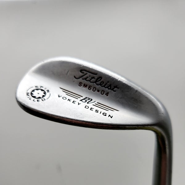 2009 TITLEIST VOKEY SPIN MILLED CHROME WEDGE 60*/04 WEDGEFLEX DYNGOLD 35" GOOD
