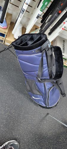 Used Nike 4 WAY STAND BAG Mens Stand Bag Navy Blue 11497-C000153355