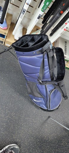 Used Nike 4 WAY STAND BAG Mens Stand Bag Navy Blue 11497-C000153355