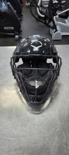 Used Evoshield PRO SRZ WB57084 7 1/2-8 Catchers Helmet w/Mask Black One Size 11497-S000153343