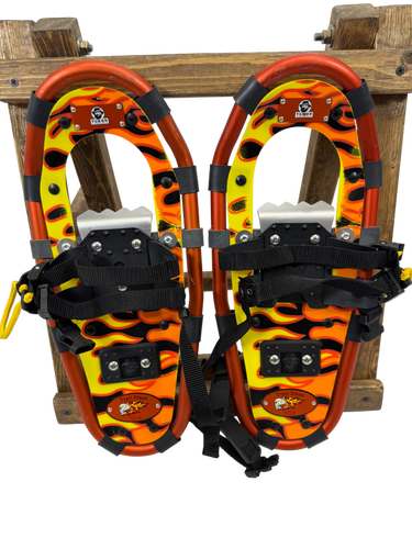 16" Yukon Charlie Trailblaze Youth Snowshoes W/ Adjustable Trekking Poles