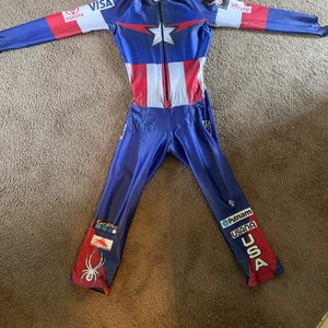 Men's XL 2019 Spyder U.S. Ski Team Ski Suit (Used) FIS Legal
