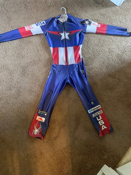 Men's XL 2019 Spyder U.S. Ski Team Ski Suit (Used) FIS Legal