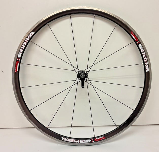 Xero Lite XR-1 16-Spoke Lightweight Black Aluminum 622x13/700C Front Wheel