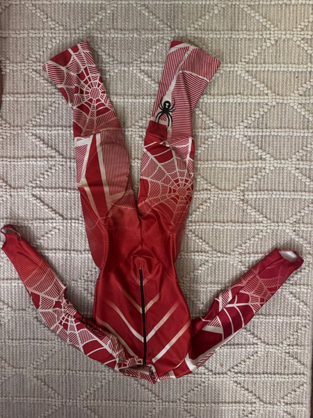 Unisex Junior Spyder Padded Racing Ski Suit Size 6/8 (Used)