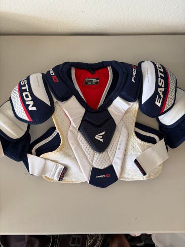 Mens Easton Pro 10 Shoulder Pads Senior – Worn 3 Times – Like New