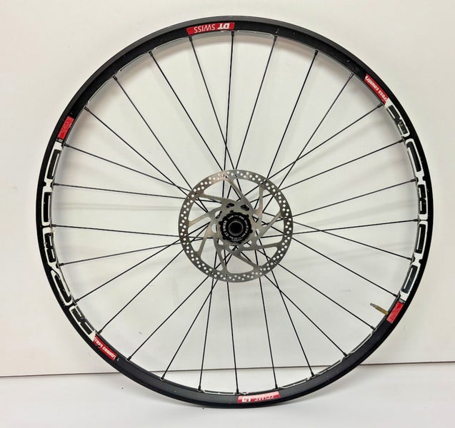 DT Swiss X1800 28-Spoke  Aluminum Disc Brake Tubeless Thru Axle 26" Front Wheel