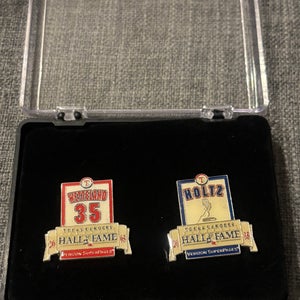 Texas Rangers MLB Hall of Fame Pins Wetteland & Holtz
