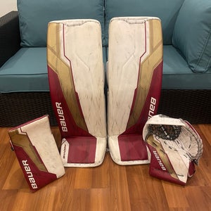 Jacob Fowler Pro Stock 35" 2024 Bauer Supreme Shadow Regular Goalie Full Set Pro Stock (Used)