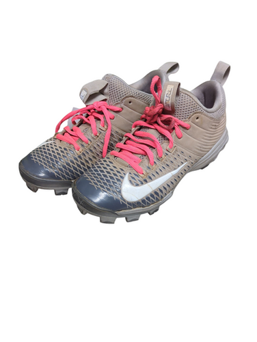 Used Nike Jr FB Cleats Grey Junior 04 11833-S000166874