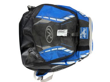 Used Rawlings BLUE BACKPACK BB/SB Player Backpack Royal Blue 11833-S000166904