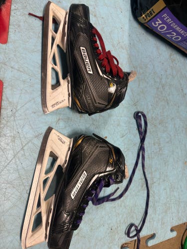 2018 Bauer Supreme S27 Hockey Goalie Skates Regular Width Size 3.5 (Used)