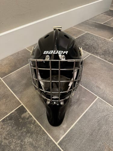 Senior 2025 Medium Black Bauer Profile 960 Goalie Mask (New)