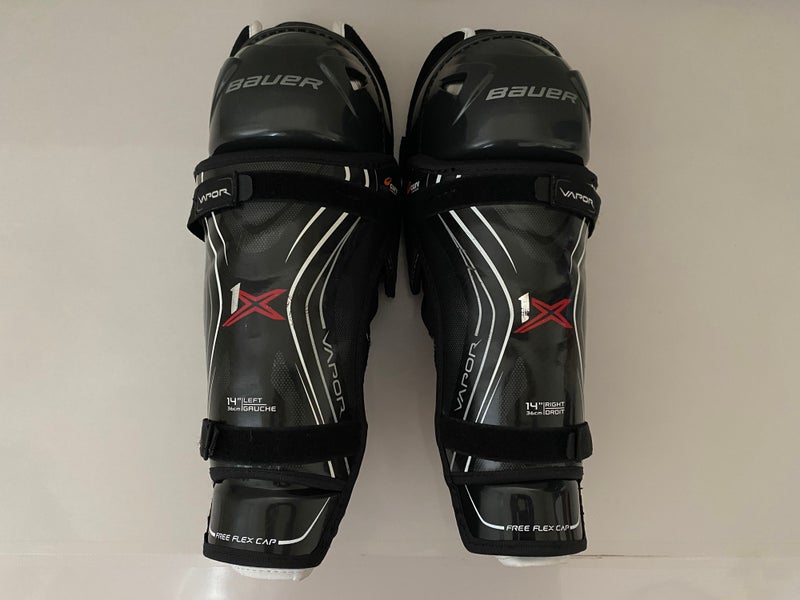 Senior Bauer Vapor 1x Hockey Shin Pads 14” guards