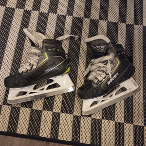 2021 Bauer Elite Hockey Goalie Skates Regular Width Size 1 (Used)