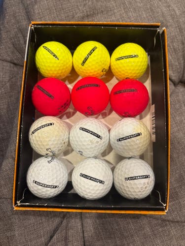 Callaway Supersoft Balls 12 Pack (1 Dozen) (Used)