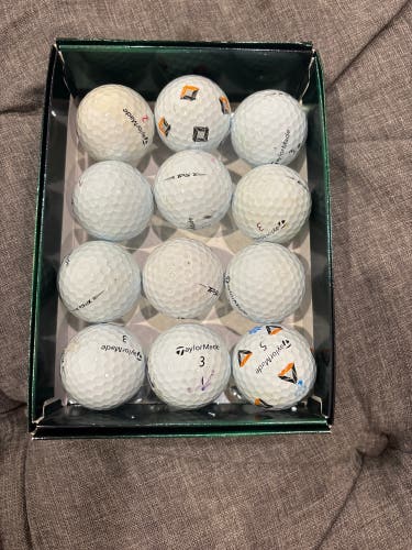 TaylorMade TP5 Balls 12 Pack (1 Dozen) (Used)