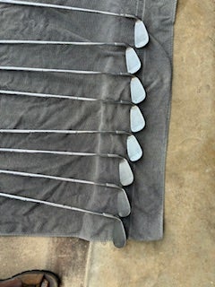 Men's 2011 Ping G20 Right Handed Iron Set Stiff Flex (8 Clubs) #4 - #9, PW, GW Steel Shaft (Used)