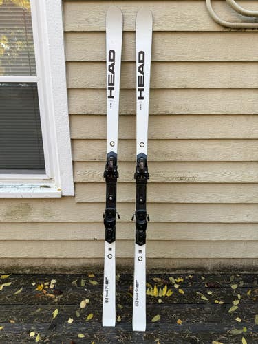 Women's 2018 Racing 188 cm HEAD World Cup Rebels e-GS RD Skis With Bindings Max Din 14 (Used)