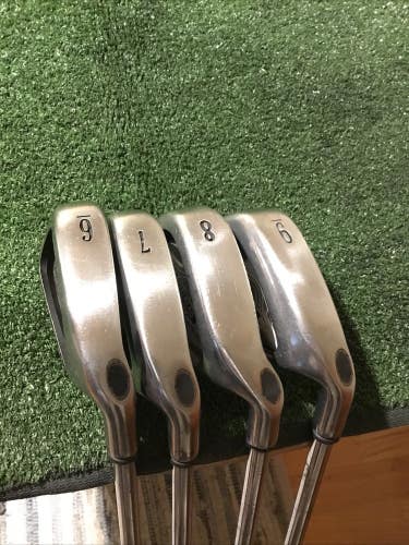 Callaway Steelhead Pro Series X-14 Irons Set (6-9) Stiff Rifle Steel Shafts READ