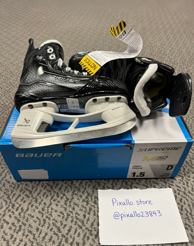 Bauer Supreme M50 Pro Size 1.5 D Width Skates (READ DESCRIPTION)