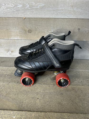 acer Vapor 7 Roller Derby Roller Skates 64mm Wheels Black Men's Size 8