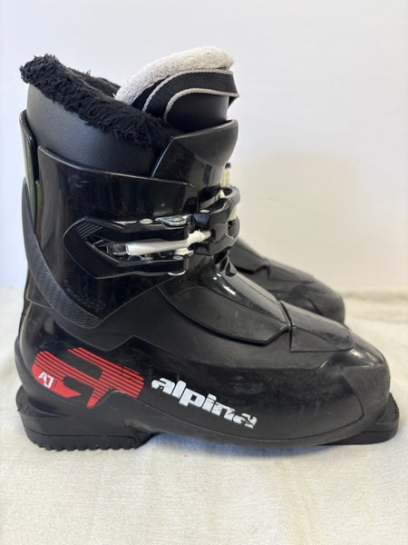 Mondo 21 & 21.5 Kid's Alpina AJ1 Ski Boots (Used)