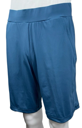 32 Degrees Athletic Shorts Flat front Zippered Pockets Mens Size Medium Blue