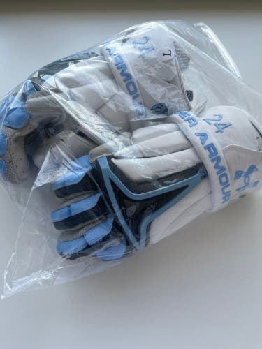 New Johns Hopkins Under Armour Lacrosse Gloves 13"
