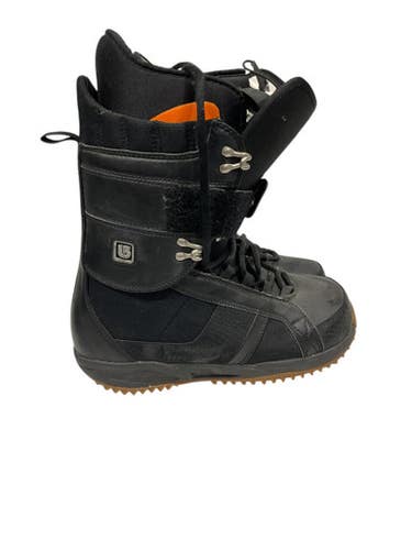 Used Burton FREESTYLE Mens Snowboard Boots Black Senior 10 11847-S000030659