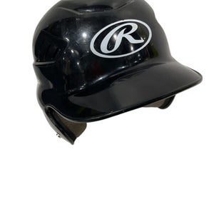 Used Rawlings BB HELMET Batting Helmet No Mask Black SM 11847-S000030636