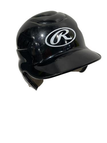 Used Rawlings BB HELMET Batting Helmet No Mask Black SM 11847-S000030636