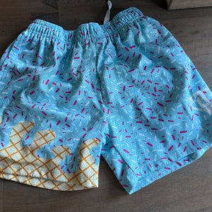 2 Pairs - Baseball Lifestyle Ice Cream Shorts - YXL