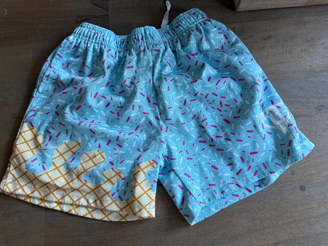 2 Pairs - Baseball Lifestyle Ice Cream Shorts - YXL