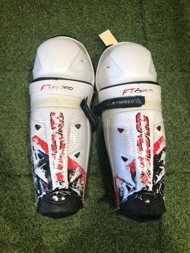 Senior CCM JetSpeed FT6 Pro Shin Pads 14" (Used)
